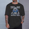 They Not Like Us Touchdown American Football Game Day Lion T-Shirt Gifts for Him