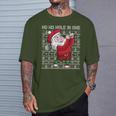 Christmas Golf Santa Claus Ho Ho Hole In One Golfing T-Shirt Gifts for Him