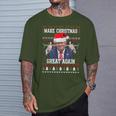 Make Christmas Great Again Trump Holiday T-Shirt Geschenke für Ihn