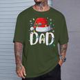 Dad Father Christmas Light Daddy Pajama Xmas Family Matching T-Shirt Gifts for Him