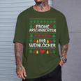 Frohe Arschnachten Ihr Weinlöcher Costume Christmas T-Shirt Geschenke für Ihn