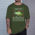 Fishing Christmas Fishing Pike Ruprecht T-Shirt Geschenke für Ihn