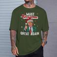 Trump Make Christmas Again Ugly Christmas Sweater T-Shirt Geschenke für Ihn