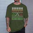 Guns For Christmas Ugly Sweater Gun Right Hunting Military T-Shirt Geschenke für Ihn