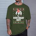 Jesus Nasty Christmas Knitted Jacket With Birthday Boy T-Shirt Geschenke für Ihn