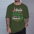 Jesus Is The Reason For The Season Christmas Xmas T-Shirt Geschenke für Ihn