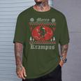 Merry Krampus Christmas Xmas Horror Ugly Jumper Evil Pyjamas S T-Shirt Geschenke für Ihn