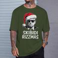 Skibidi Rizzmas Christmas Rizz Santa Claus Trump Xmas T-Shirt Gifts for Him