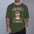 Ugly Xmas Sweater Christmas Beavers Lover T-Shirt Geschenke für Ihn