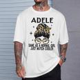 Adele Costume Cute Definition Personalised Name Adele Gray T-Shirt Geschenke für Ihn