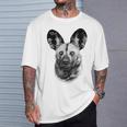 African Painted Dog Close-Up For Wild Dog Fans T-Shirt Gifts for Him
