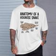 Anatomy Of A Hognose Snake Owner Hognose Snake Lover T-Shirt Gifts for Him