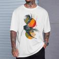 Arte Pintura Geométrica Dibujo Abstracto Arte Camiseta unisex Regalos para él