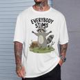 Autism Awareness Raccoon Unisex T-Shirt - Support Everybody Stims Gifts for Him