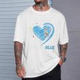 Autismo Arco Iris En Abril Usamos El Mes De Concientización Sobre El Autismo Azul Camiseta unisex Regalos para él