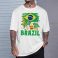 Brazil Flag Outfit Idea For Children Brazil & Brazilian Flag Yellow T-Shirt Geschenke für Ihn