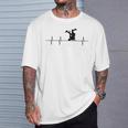 Breakdance Heartbeat Heart Rate Breakdancer S T-Shirt Geschenke für Ihn