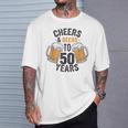 Cheers And Beers To 50 Years T-Shirt Gifts for Him