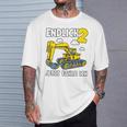 Children's Digger 2 Years Construction Site 2Nd Birthday Boys T-Shirt Geschenke für Ihn