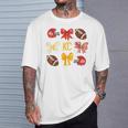 Coquette Bow Go Cheer Kansas City Pride Cheerleader Girls T-Shirt Gifts for Him