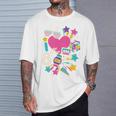 De Los Años 80 Baby 90S Made Me Love The 80S Retro Hombres Es Manga Larga Camiseta unisex Regalos para él