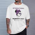 Día Internacional De La 2025 Acelerar La Acción 8 De Marzo Camiseta unisex Regalos para él