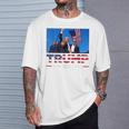 Donald Trump 2024 Sobrevivió A Disparo En Mitin Electoral Camiseta unisex Regalos para él