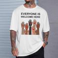 Everyone Is Welcome Here Idaho Teacher Camiseta unisex Regalos para él