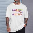 My Favorite People Call Me Yaya Mother's Day T-Shirt Gifts for Him