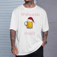 Christmas Outfit Women's Christmas Beer S T-Shirt Geschenke für Ihn