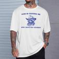 God Is Testing Me Raccoon T-Shirt | Fun Unisex Tee Gifts for Him