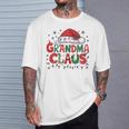 Grandma Claus Xmas Santa Matching Family Christmas Pajamas T-Shirt Gifts for Him