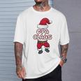 Grandpa Claus Christmas Family Partner Look Santa Claus Long-Sleeved T-Shirt Geschenke für Ihn