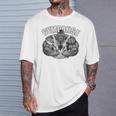 Gympanse Gym Mono Chimpancé Fitness Coach Gym Parte Trasera Camiseta unisex Regalos para él