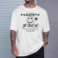 Happy Face Globe T-Shirt Geschenke für Ihn