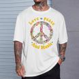 Hippie Acidhead Peace Hippi Hippy Peace T-Shirt Geschenke für Ihn