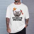 Ich Mach Ne Spritztour X Waschbär Meme Racoon X Pedro Spritz T-Shirt Geschenke für Ihn