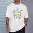 Kinder Einschulung 2025 Schulkind 2025 T-Shirt Geschenke für Ihn