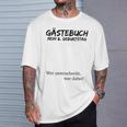 Kinder Mein 8 Geburtstag Und Das Gästebuch T-Shirt Geschenke für Ihn