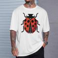 Ladybug Adult Children Ladybird Costume Red T-Shirt Geschenke für Ihn