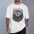 Mama Bear Face Sunglasses Mother's Day Mom Mommy T-Shirt Gifts for Him