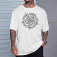 Mandala For Colouring Pattern Comic Painting T-Shirt Geschenke für Ihn