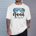 Nana Off Duty Sunglasses Palm Tree Beach Sunset Mother's Day T-Shirt Gifts for Him