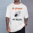 My Network My Rules Lustiges It Cyber Security T-Shirt Geschenke für Ihn