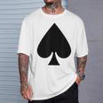 Pad Ass Card Game Playing Card Costume Fancy Dress Party Gray S T-Shirt Geschenke für Ihn