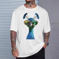 Pfau Motiv Blauer Pfau Pfauen Peacock Rad Pfauenrad Pfau T-Shirt Geschenke für Ihn