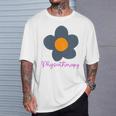 Physiotherapy Flower Blue T-Shirt Geschenke für Ihn