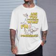 Pinky And The Brain Pondering Gray T-Shirt Geschenke für Ihn