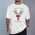 I Am A Reindeer Fun Christmas Gray T-Shirt Geschenke für Ihn