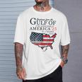 Retro Gulf Of Usa America Gulf Of Mexico July 4Th T-Shirt Gifts for Him